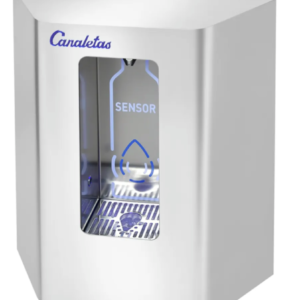 Easywater 20P væghængt dispenser med sensor og tappeområde til flasker